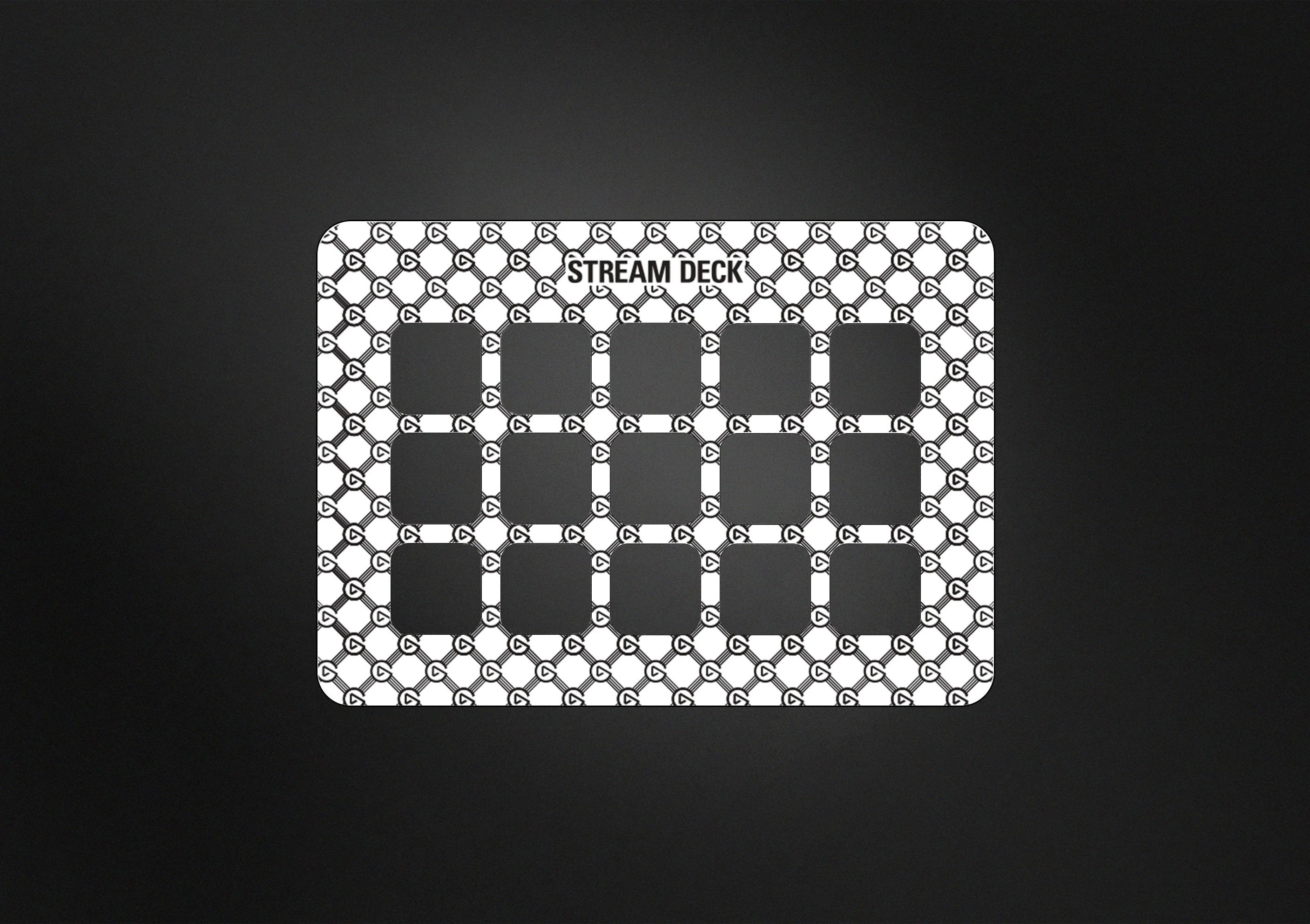 Stream Deck White Anniversary Faceplate | Elgato